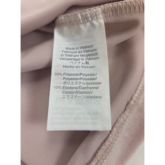 Madewell Velvet Balloon-Sleeve Mini Dress Pink Small Holiday Party - Picture 9 of 9